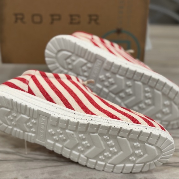 Roper Hank Loose-Ace USA Women’s Patriotic Flag Shoes Slip On NWT - Picture 4 of 6